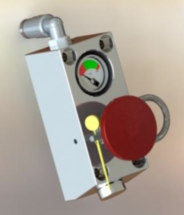 Comprar ARFACPULD Pulsador de activación manual para mecanizar en pared con puerto extra.