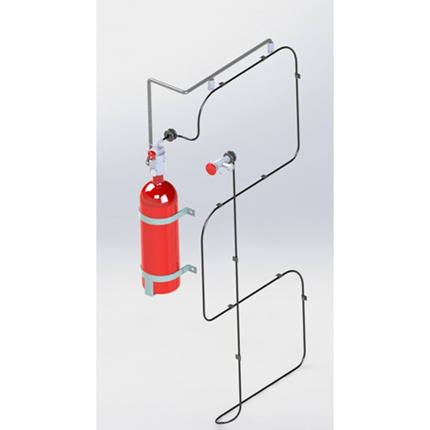 Comprar ARFFK504ND Sistema de extinción para cuadro eléctrico. Acción indirecta. 4 Kg de Novec 1230