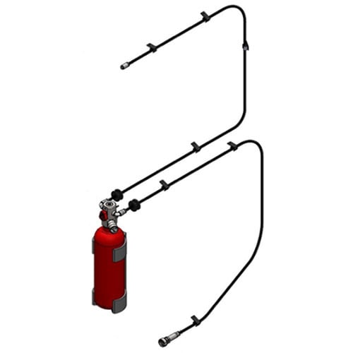 Airfire ARFFK506TB Sistema de extinción para cuadro eléctrico. Acción directa. 6 Kg de Novec 1230