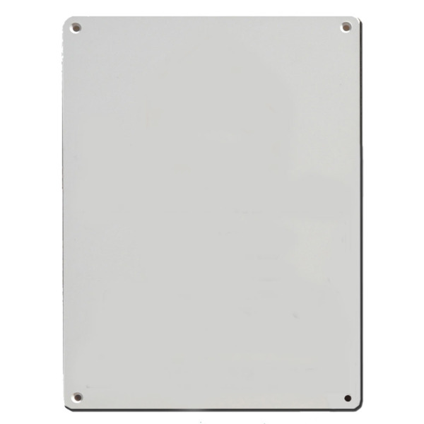 Airspace DEM-28 DEM-28 Placa exterior de plástico personalizada. Color Blanco