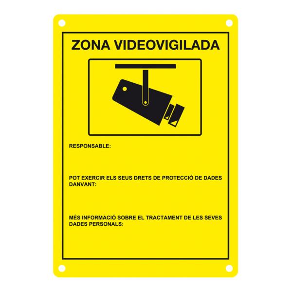 Airspace DEM-281C DEM-281C Placa de CCTV homologada en catalán