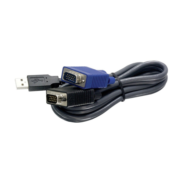 Airspace SAM-3507 SAM-3507 Cable KVM USB/VGA de 1,8 metros. Conecte ordenadores equipados con puertos VGA y USB al Switch SAM-29