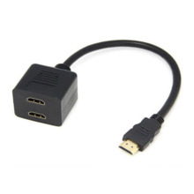 Airspace SAM-3894N SAM-3894N Splitter de 1 entrada HDMI macho a 2 salidas HDMI hembra. Longitud de 30 cm