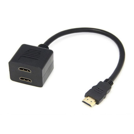 Comprar Airspace SAM-3894N SAM-3894N Splitter de 1 entrada HDMI macho a 2 salidas HDMI hembra. Longitud de 30 cm