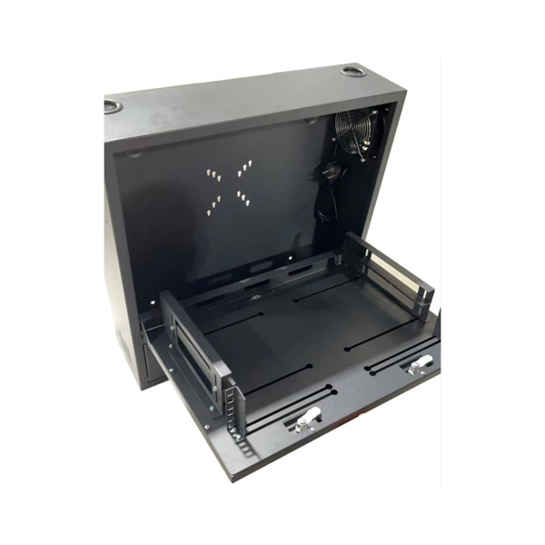 Airspace SAM-4926 SAM-4926 Caja de seguridad con cerradura para DVRs. Puerta inferior para instalar una PDU de 19" o un panel de