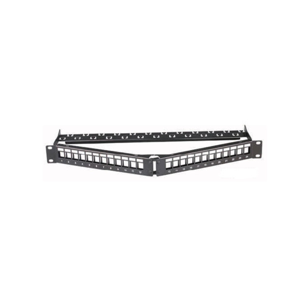 Airspace SAM-6745 SAM-6745 Panel modular no apantallado. Para 24 puertos con gestión de cables. Se adapta a aplicaciones UTP, ST