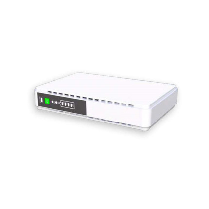 Comprar Airspace SAM-6775 SAM-6775 Mini SAI de 30W. Voltaje de entrada de 12V ~ 15V CA (±10%). Voltaje de salida de 12V CC / 15V CC. Batería recargable de iones de litio. Protecciones contra cortocircuitos, sobrecarga y sobredescarga