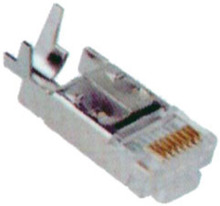 Airspace SAM-778 SAM-778 Conectores RJ45/8 Cat5e apantallados para crimpar con clip para malla.
