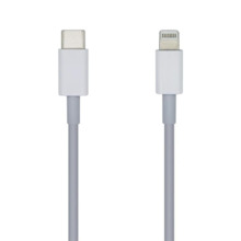 Aisens Cable Lightning-M a USB-C 2.0-M blanco 2.0m