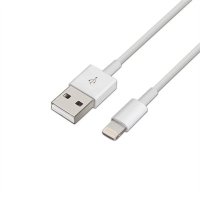 Aisens Cable Lightning/M a USB 2.0 A/M blanco 2.0m