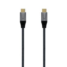 Aisens Cable USB3.2 Gen2X2 5A E-Mark CM-CM Gris 2M