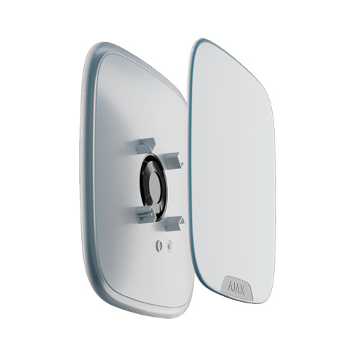 AJAX 10XAJ-BRANDPLATES-W Pack 10 cubiertas personalizables para sirena exterior - Color blanco - Apto para uso exterior - No inc (3)