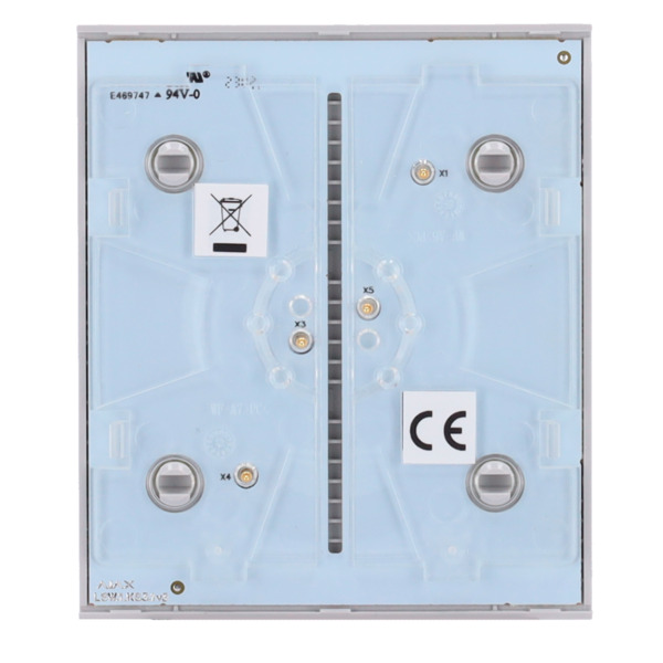 AJAX AJ-CENTERBUTTON-1G2W-FOG Panel táctil para interruptor de luz simple  - Compatible con AJ-LIGHTCORE-1G / -2W - Retroilumina (3)