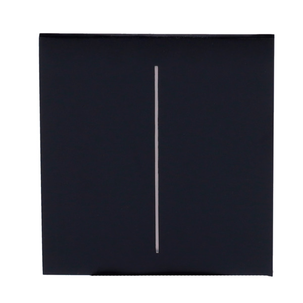 AJAX AJ-CENTERBUTTON-2G-B Panel táctil para interruptor de luz doble  - Compatible con AJ-LIGHTCORE-2G - Retroiluminación LED - (1)