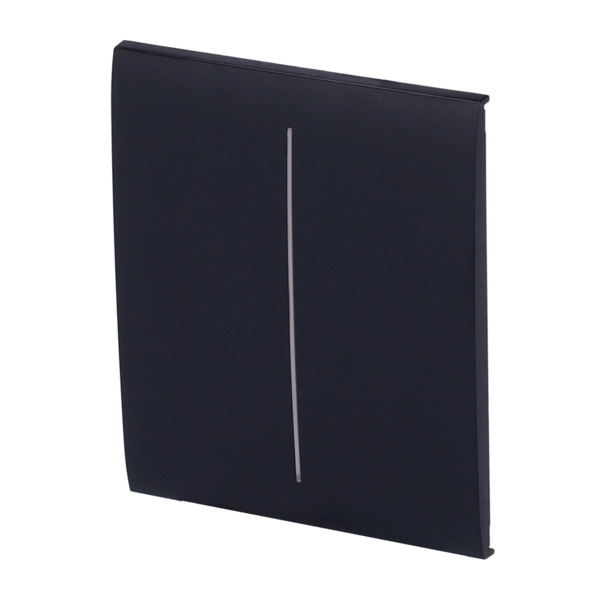 AJAX AJ-CENTERBUTTON-2G-B Panel táctil para interruptor de luz doble - Compatible con AJ-LIGHTCORE-2G - Retroiluminación LED -