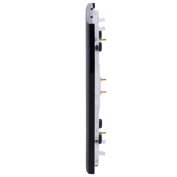 AJAX AJ-CENTERBUTTON-2G-B-VERT Panel táctil para interruptor de luz doble  - Compatible con AJ-LIGHTCORE-2G-VERT - Retroiluminac (3)