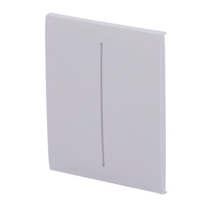 Comprar AJAX AJ-CENTERBUTTON-2G-FOG Panel táctil para interruptor de luz doble  - Compatible con AJ-LIGHTCORE-2G - Retroiluminación LED - Panel táctil central sin contacto - Color niebla - Ajax - LightSwitch CenterButton