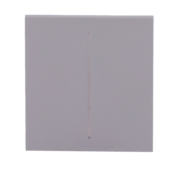 AJAX AJ-CENTERBUTTON-2G-GRE Panel táctil para interruptor de luz doble  - Compatible con AJ-LIGHTCORE-2G - Retroiluminación LED (1)