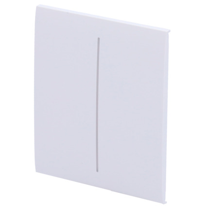 Comprar AJAX AJ-CENTERBUTTON-2G-W Panel táctil para interruptor de luz doble  - Compatible con AJ-LIGHTCORE-2G - Retroiluminación LED - Panel táctil central sin contacto - Color blanco - Ajax - LightSwitch CenterButton