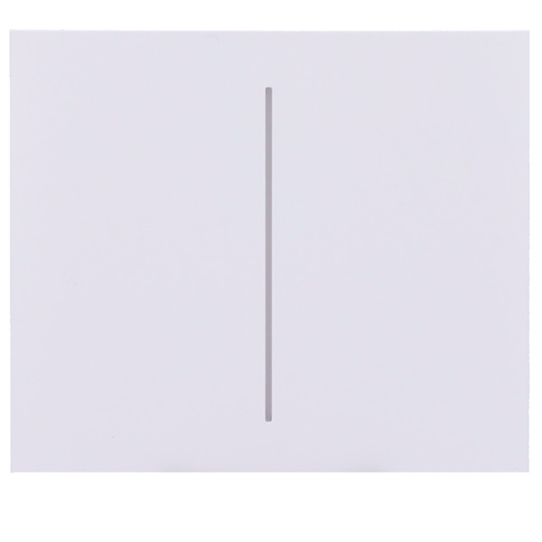 AJAX AJ-CENTERBUTTON-2G-W-VERT Panel táctil para interruptor doble vertical - Compatible con AJ-LIGHTCORE-2G-VERT - Retroilumina (1)
