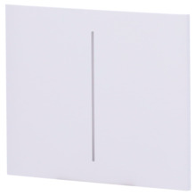 AJAX AJ-CENTERBUTTON-2G-W-VERT Panel táctil para interruptor doble vertical - Compatible con AJ-LIGHTCORE-2G-VERT - Retroilumina