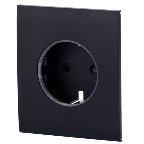 AJAX AJ-CENTERCOVER-B Tapa central para enchufe básico tipo F - Compatible con AJ-OUTLETCORE-BASIC - Protección contra polvo, sa