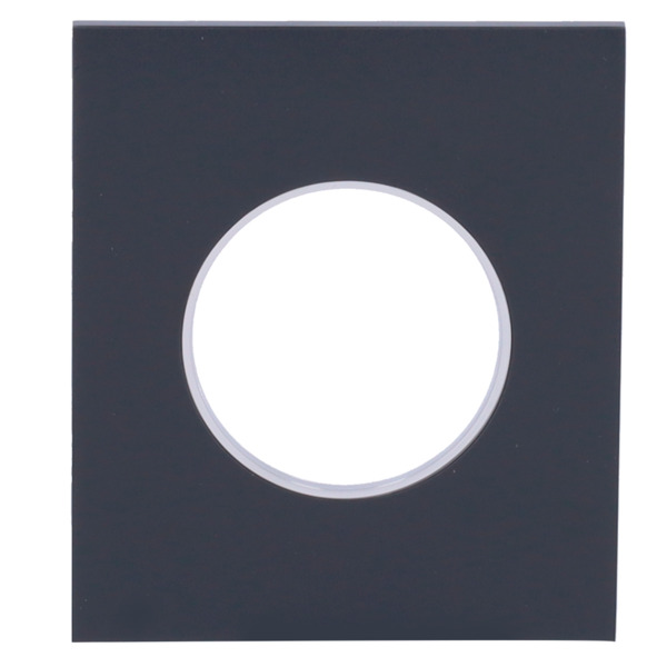 AJAX AJ-CENTERCOVER-GRA Tapa central para enchufe básico tipo F - Compatible con AJ-OUTLETCORE-BASIC - Protección contra polvo, (3)