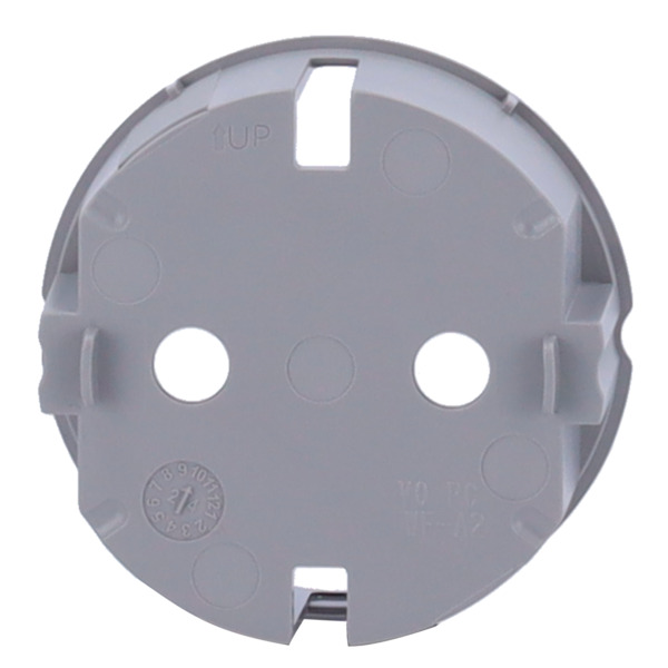 AJAX AJ-CENTERCOVER-GRE Tapa central para enchufe básico tipo F - Compatible con AJ-OUTLETCORE-BASIC - Protección contra polvo, (9)