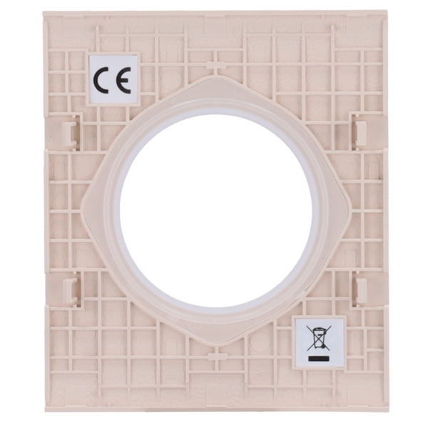 AJAX AJ-CENTERCOVER-IVO Tapa central para enchufe básico tipo F - Compatible con AJ-OUTLETCORE-BASIC - Protección contra polvo, (5)