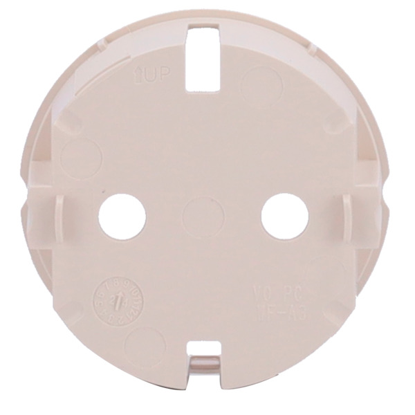AJAX AJ-CENTERCOVER-IVO Tapa central para enchufe básico tipo F - Compatible con AJ-OUTLETCORE-BASIC - Protección contra polvo, (9)