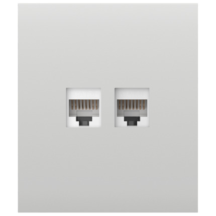 Comprar AJAX AJ-CENTERCOVER-LAN-W Tapa central para enchufe Ethernet - Compatible con AJ-OUTLETCORE-LAN-W - Requiere marco AJ-FRAME - Color blanco