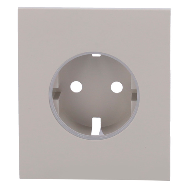 AJAX AJ-CENTERCOVER-OLI Tapa central para enchufe básico tipo F - Compatible con AJ-OUTLETCORE-BASIC - Protección contra polvo, (1)