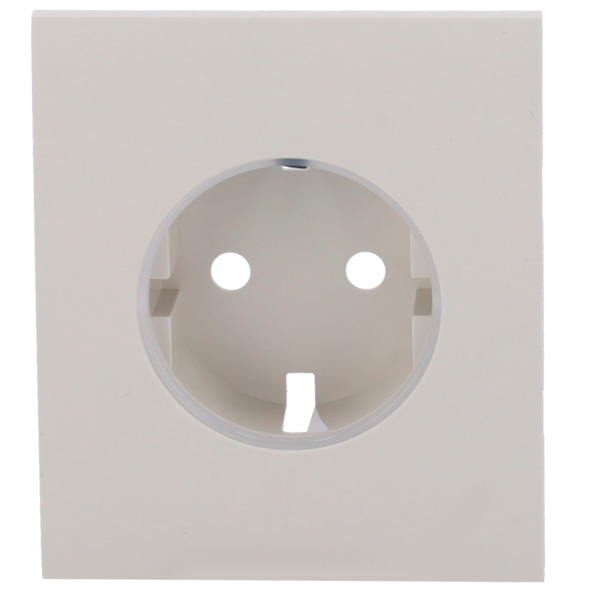 AJAX AJ-CENTERCOVER-OYS Tapa central para enchufe básico tipo F - Compatible con AJ-OUTLETCORE-BASIC - Protección contra polvo, (1)