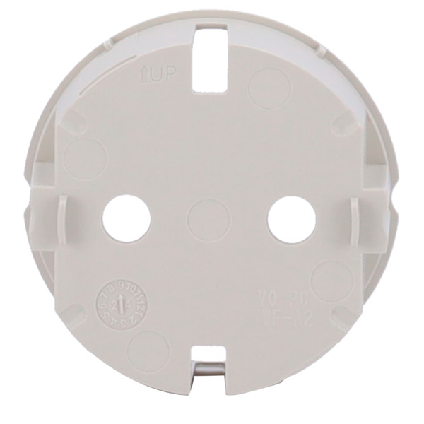 AJAX AJ-CENTERCOVER-OYS Tapa central para enchufe básico tipo F - Compatible con AJ-OUTLETCORE-BASIC - Protección contra polvo, (9)