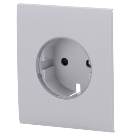 Comprar AJAX AJ-CENTERCOVER-SMART-FOG Tapa central para enchufe inteligente tipo F - Compatible con AJ-OUTLETCORE-SMART - Indicador LED sobre estado del enchufe y consumo - Botón táctil para control manual - Retroalimentación LED - Color niebla