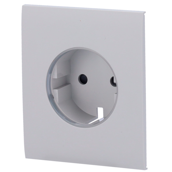 AJAX AJ-CENTERCOVER-SMART-FOG Tapa central para enchufe inteligente tipo F - Compatible con AJ-OUTLETCORE-SMART - Indicador LED