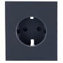 AJAX AJ-CENTERCOVER-SMART-GRA Tapa central para enchufe inteligente tipo F - Compatible con AJ-OUTLETCORE-SMART - Indicador LED (2)