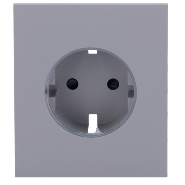 AJAX AJ-CENTERCOVER-SMART-GRE Tapa central para enchufe inteligente tipo F - Compatible con AJ-OUTLETCORE-SMART - Indicador LED (1)