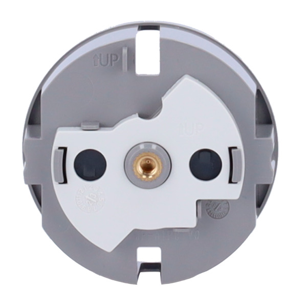 AJAX AJ-CENTERCOVER-SMART-GRE Tapa central para enchufe inteligente tipo F - Compatible con AJ-OUTLETCORE-SMART - Indicador LED (9)