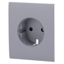 AJAX AJ-CENTERCOVER-SMART-GRE Tapa central para enchufe inteligente tipo F - Compatible con AJ-OUTLETCORE-SMART - Indicador LED