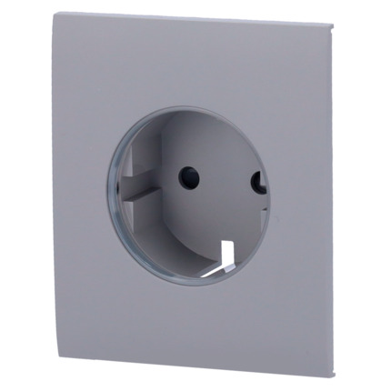 Comprar AJAX AJ-CENTERCOVER-SMART-GRE Tapa central para enchufe inteligente tipo F - Compatible con AJ-OUTLETCORE-SMART - Indicador LED sobre estado del enchufe y consumo - Botón táctil para control manual - Retroalimentación LED - Color gris