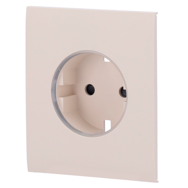 AJAX AJ-CENTERCOVER-SMART-IVO Tapa central para enchufe inteligente tipo F - Compatible con AJ-OUTLETCORE-SMART - Indicador LED