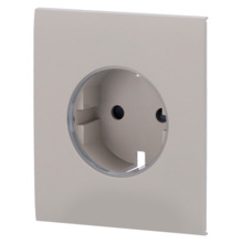 AJAX AJ-CENTERCOVER-SMART-OLI Tapa central para enchufe inteligente tipo F - Compatible con AJ-OUTLETCORE-SMART - Indicador LED