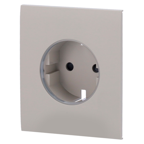 AJAX AJ-CENTERCOVER-SMART-OLI Tapa central para enchufe inteligente tipo F - Compatible con AJ-OUTLETCORE-SMART - Indicador LED