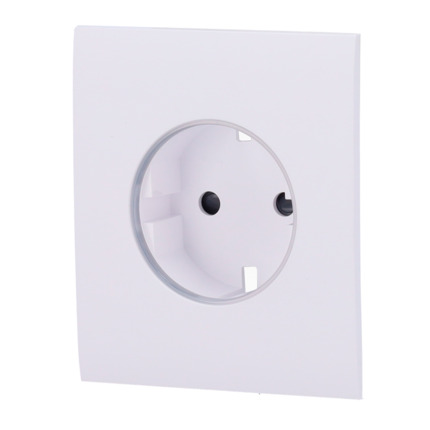 Comprar AJAX AJ-CENTERCOVER-W Tapa central para enchufe básico tipo F - Compatible con AJ-OUTLETCORE-BASIC - Protección contra polvo, salpicaduras, objetos - Sin monitorizacion de consumo - Sin control remoto  - Color blanco