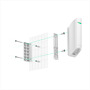 AJAX AJ-CURTAINPROTECT-W Detector PIR tipo cortina  - Inalámbrico 868 MHz Jeweller - Certificado grado 2 - Alcance de detección (10)