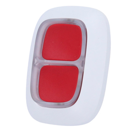 Comprar AJAX AJ-DOUBLEBUTTON-W Doble botón de pánico - Bidireccional - Inalámbrico 868 MHz Jeweller - Alcance espacio abierto 1300 m - Pulsación segura: doble o larga - Alimentación 1 pila CR2032 3.0 V