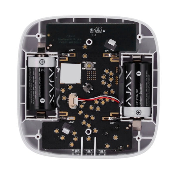 AJAX AJ-FIREPROTECT2-C-RB-W Detector de CO - Baterías reemplazables - Inalámbrico 868 MHz Jeweller - Sirena 85 dB incorporada - (7)