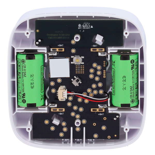 AJAX AJ-FIREPROTECT2-H-SB-W Detector termovelocimétrico - Baterías integradas - Inalámbrico 868 MHz Jeweller - Sirena 85 dB inco (7)