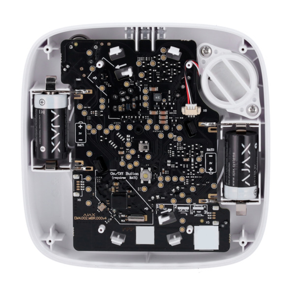 AJAX AJ-FIREPROTECT2-HSC-RB-W Detector de humo, termovelocimétrico y CO - Baterías reemplazables - Inalámbrico 868 MHz Jeweller (7)